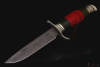 Финка НКВД, клинок ХВ-5 (Алмазная), рукоять карельская береза красная/зеленая.